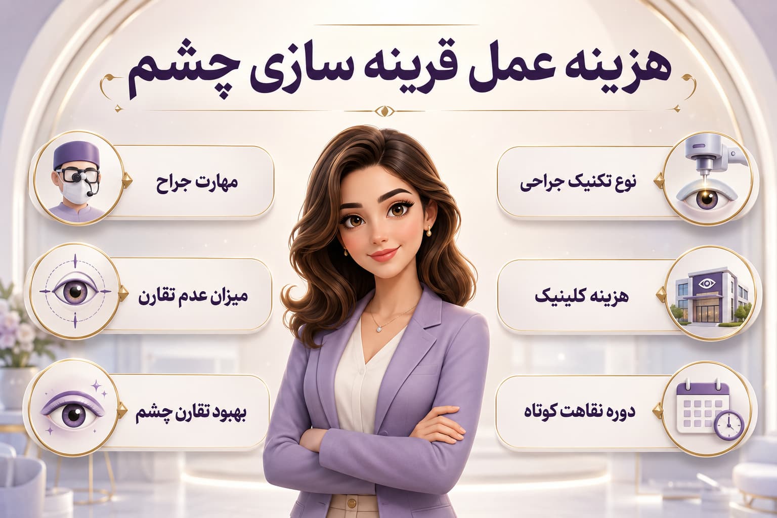 هزینه عمل قرینه سازی چشم بررسی مراحل و روش‌ها 