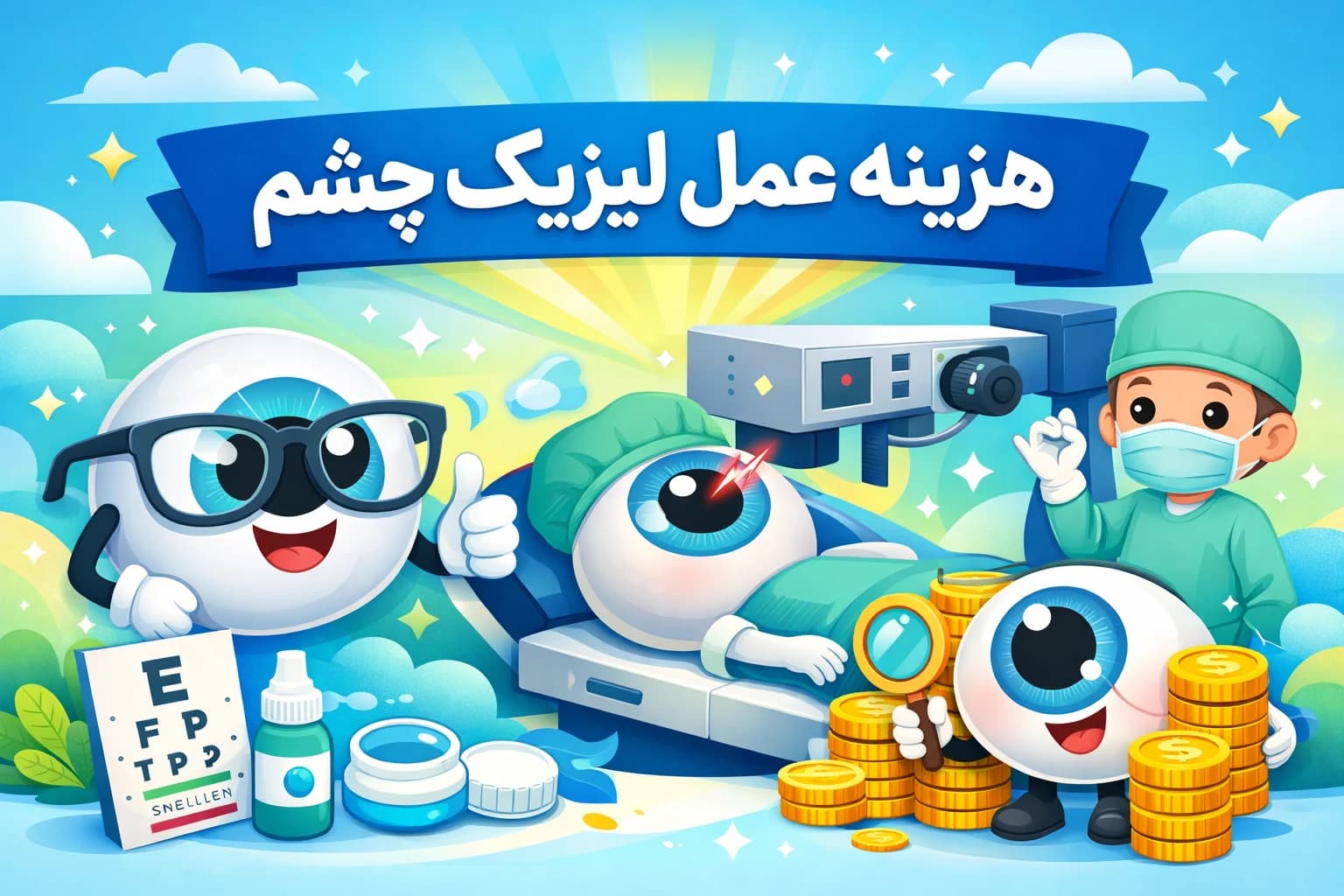 هزینه عمل لیزیک چشم