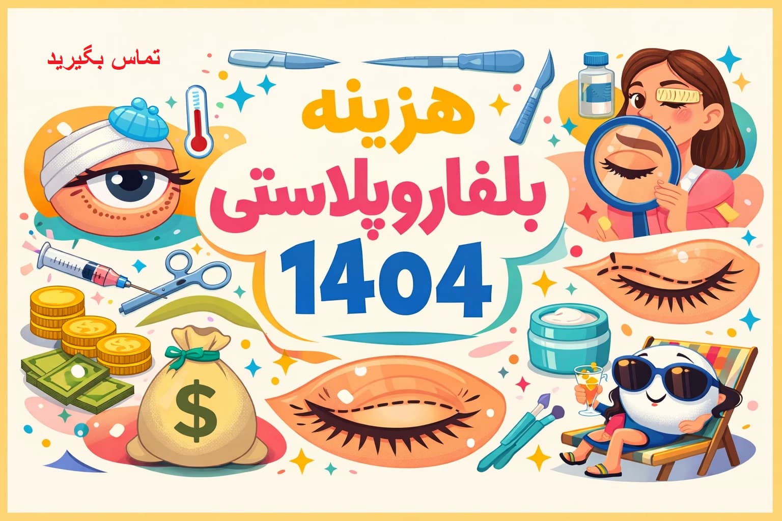 هزینه عمل بلفاروپلاستی ۱۴۰۴