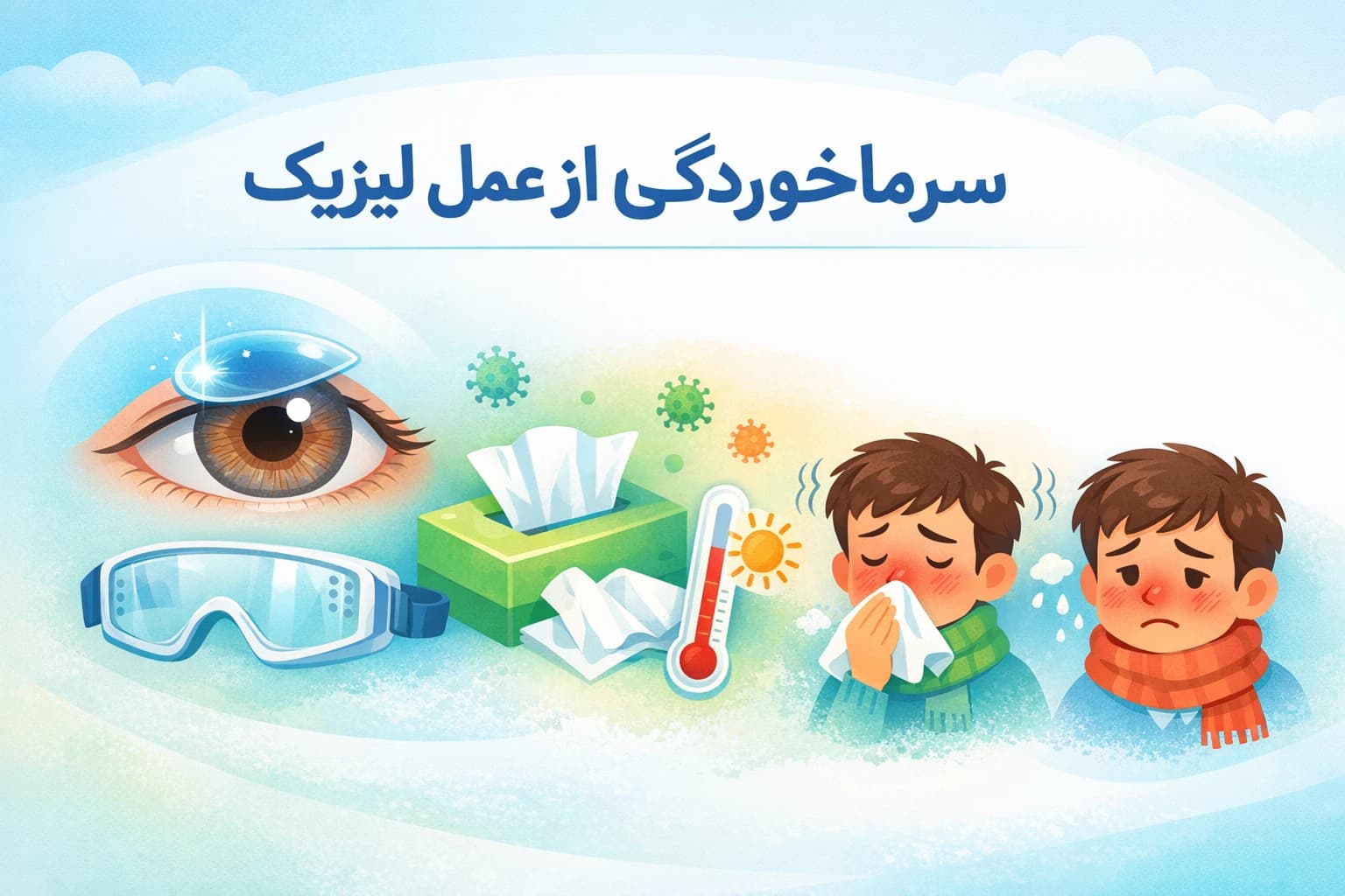سرماخوردگی بعد از عمل لیزیک