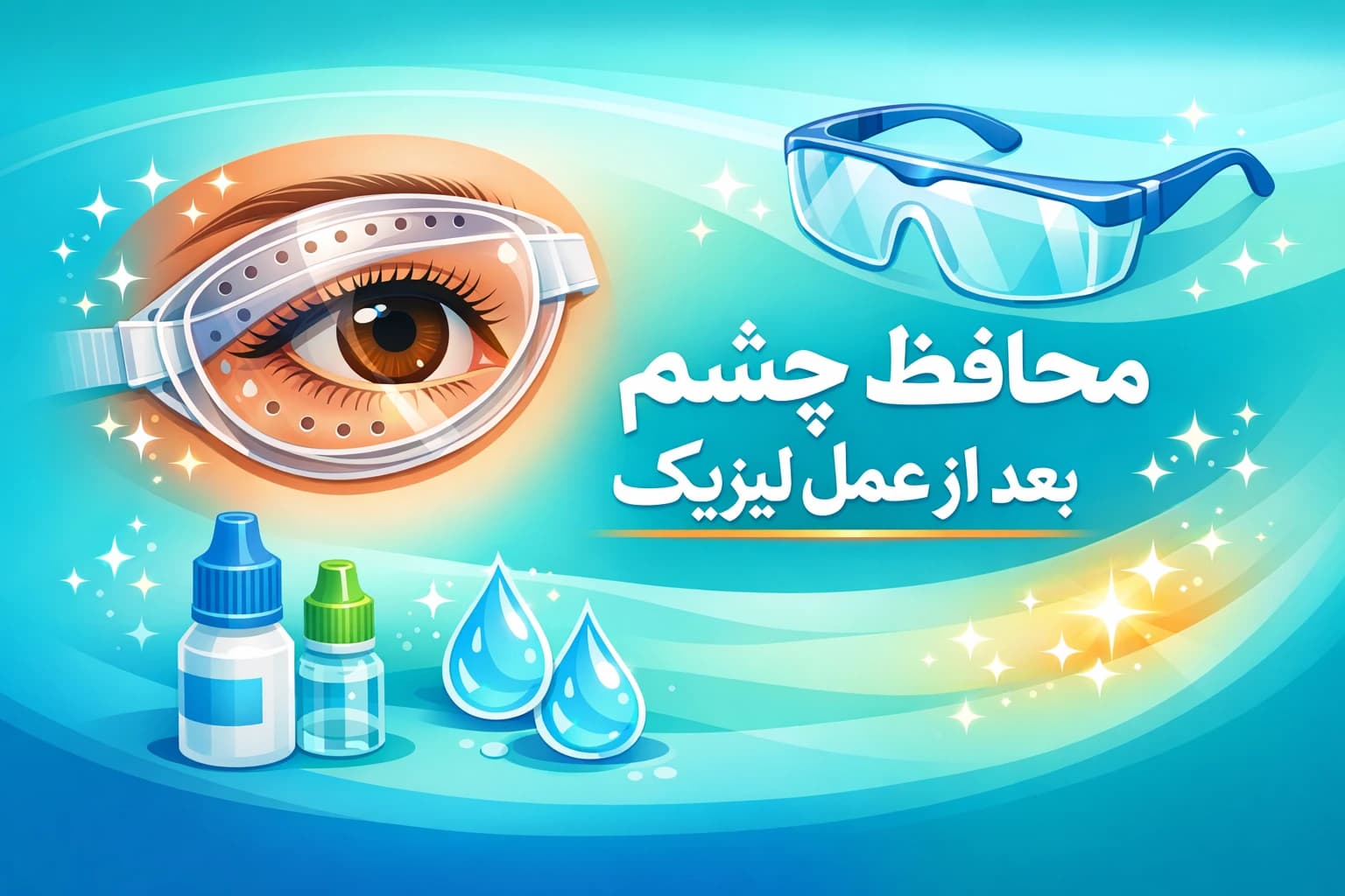 محافظ چشم بعد از عمل لیزیک